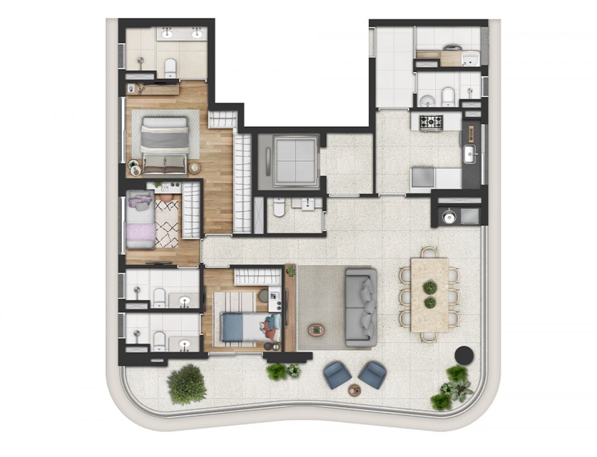 Apartamento 125m² 3 suites - Cidade Jockey - Butanta