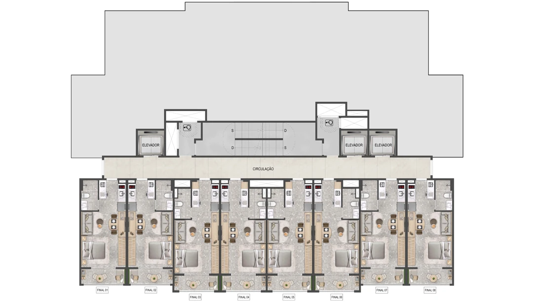 Implantação 1º Pavimento
