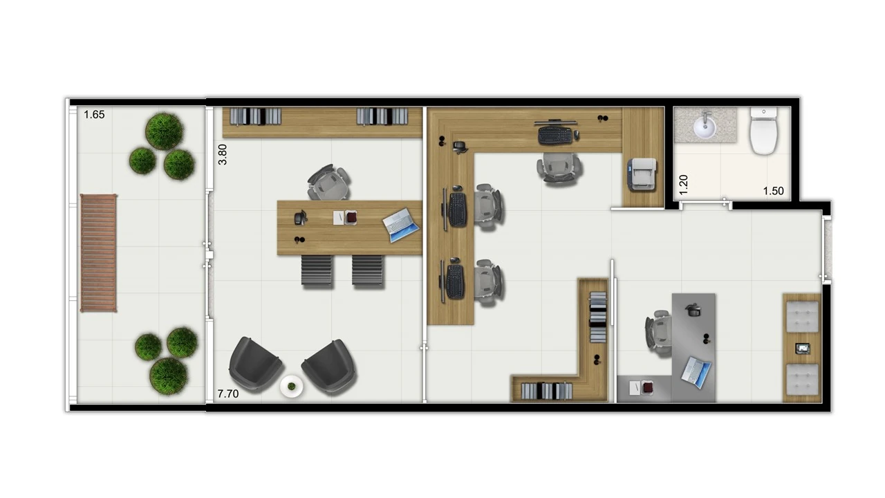 38m² - Conjuntos de final 04 e 05