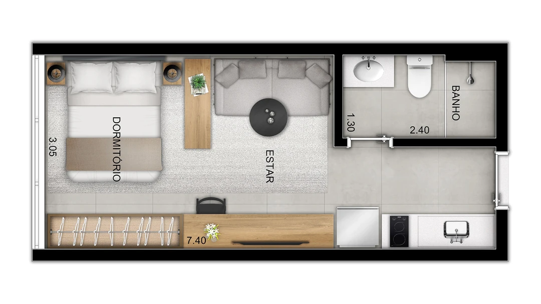 28m² - Residences