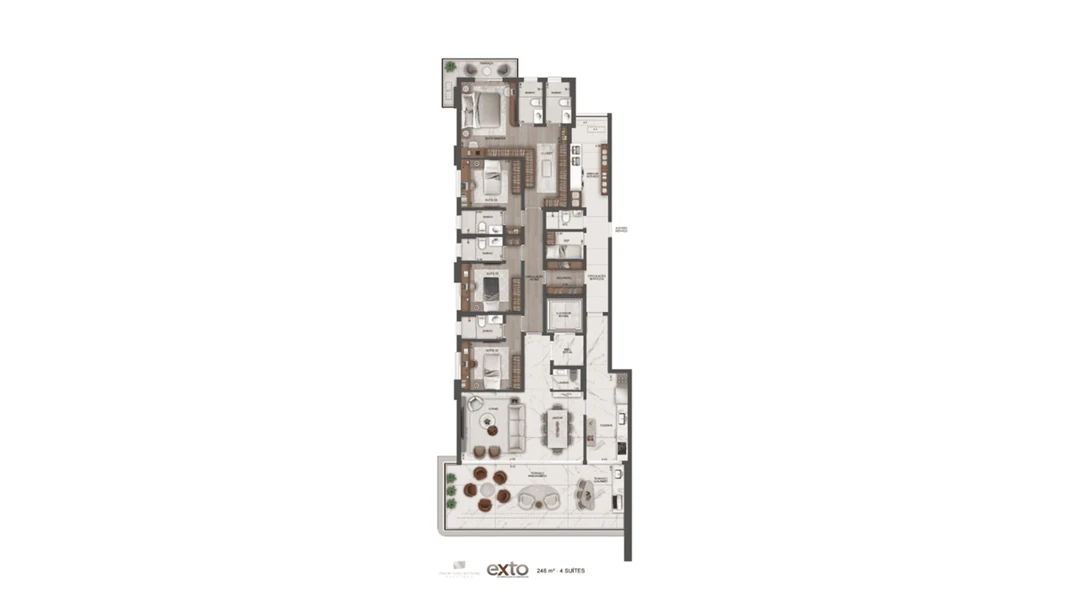 248m² - 4 Suítes