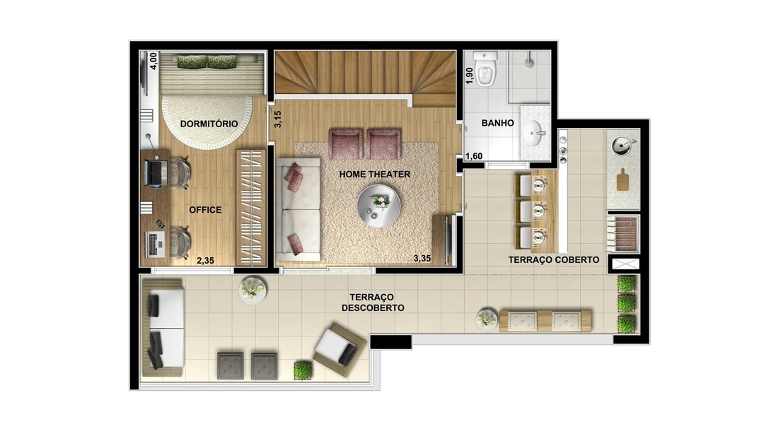 117m² - Duplex Superior